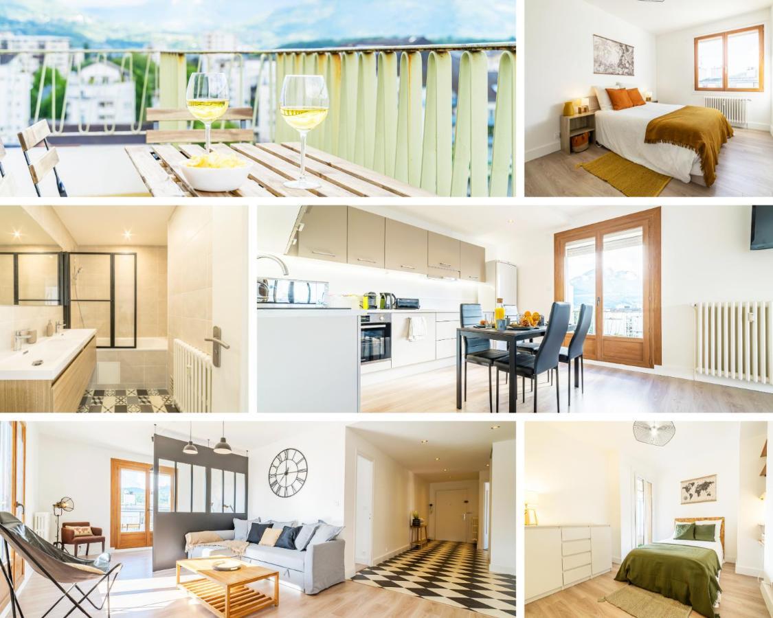 Vue Sensationnelle - Wifi Fibre - Arrivee Autonome Apartment Chambery Ngoại thất bức ảnh